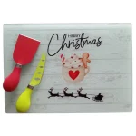 Christmas Glass Cutting/Cheese Board