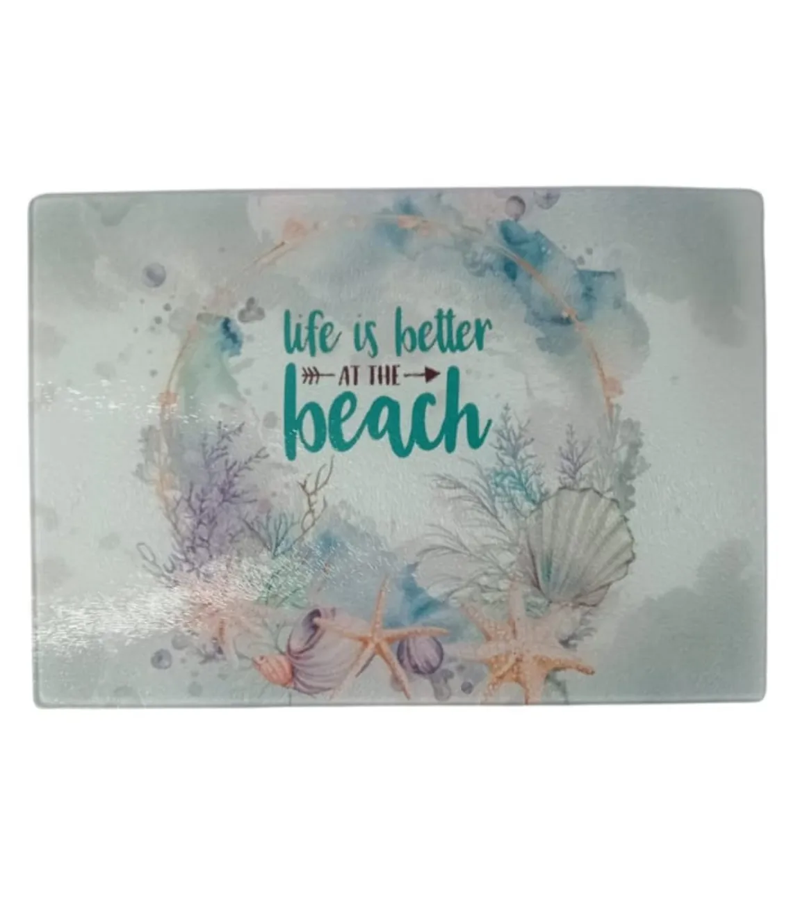Beach cutting board Glass cutting boards - Image 1